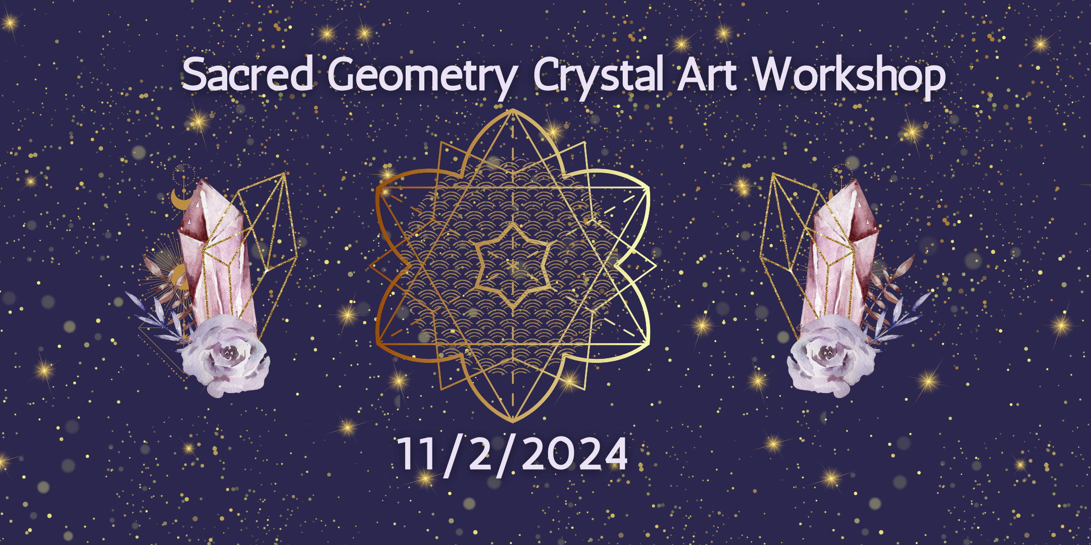 Sacred Geometry Crystal Art Workshop